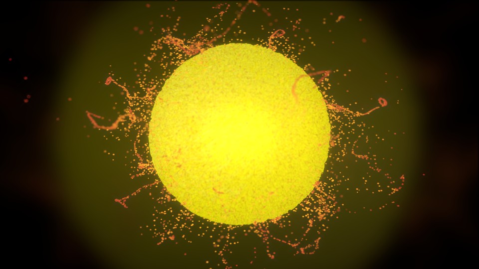 A Realistic Sun - Cycles particle simulation preview image 2